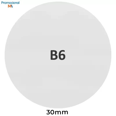 Pin/Boton ou Broche de 30mm - B6-30mm