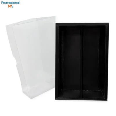 Caixa Preta Duplex com Visor Duas Divisórias - PM166